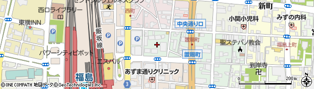 福島県福島市置賜町2周辺の地図
