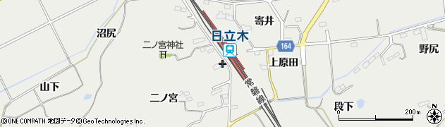 福島県相馬市赤木（二ノ宮）周辺の地図