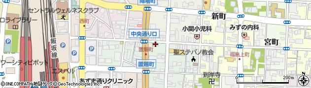 丸信ラーメン 福島店周辺の地図