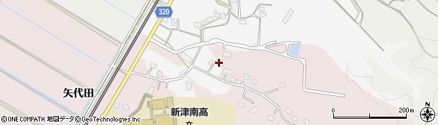 新潟県新潟市秋葉区蒲ケ沢1187周辺の地図