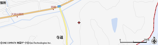 福島県福島市大波（冷田山）周辺の地図