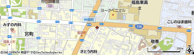 福島豊田町郵便局周辺の地図