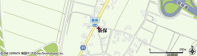 新潟県阿賀野市新保181周辺の地図