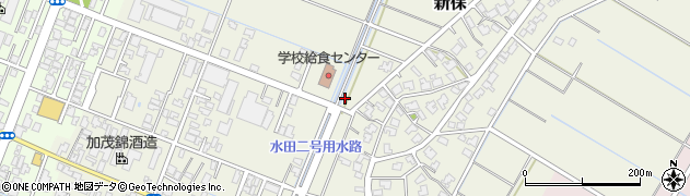 新潟県新潟市秋葉区新保周辺の地図