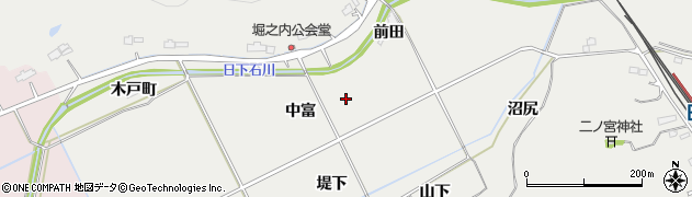 福島県相馬市赤木（中富）周辺の地図