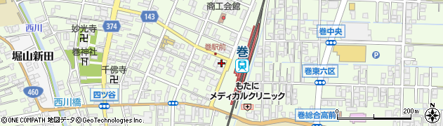 ファミリーマート巻駅前店周辺の地図