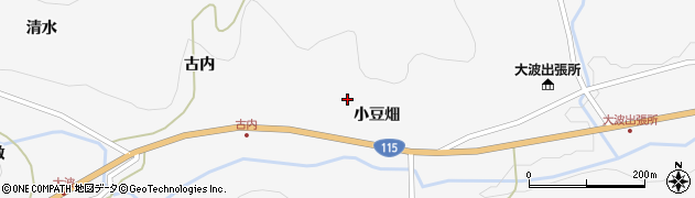 福島県福島市大波笊内周辺の地図