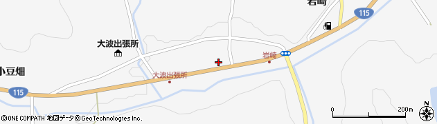 福島県福島市大波（寺前）周辺の地図