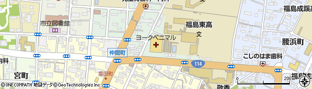ヨークベニマル浜田店周辺の地図