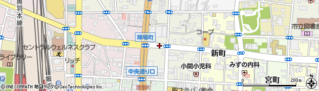 福島県福島市万世町周辺の地図