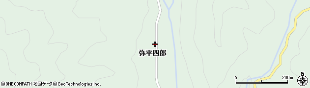 福島県西会津町（耶麻郡）奥川大字飯根（弥平四郎）周辺の地図