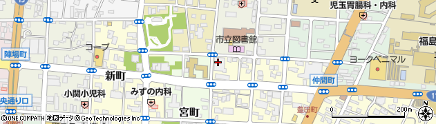 東北労働金庫　福島県本部周辺の地図