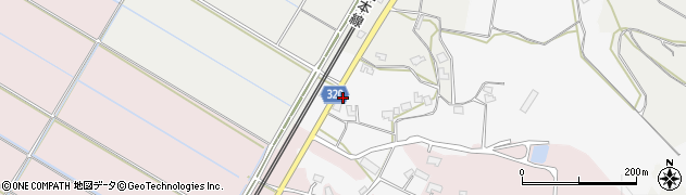 新潟県新潟市秋葉区蒲ケ沢1120周辺の地図