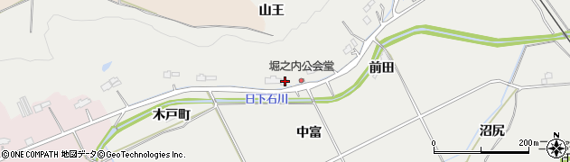 福島県相馬市立谷（山王）周辺の地図