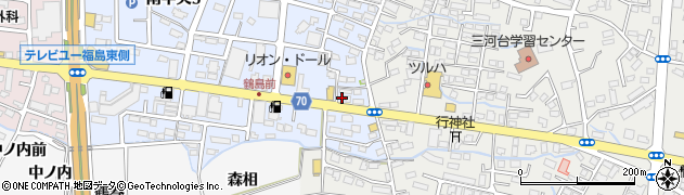 フレアス在宅マッサージ　福島事業所周辺の地図