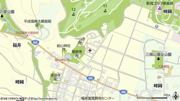 〒953-0076 新潟県新潟市西蒲区福井の地図