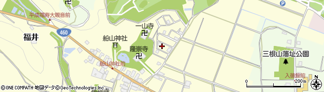 新潟県新潟市西蒲区福井周辺の地図