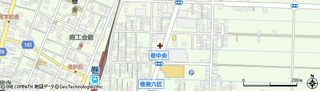 カラオケマイム 新潟巻店周辺の地図