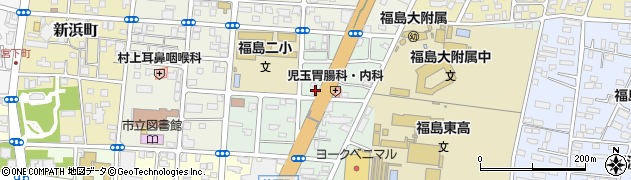 ピザーラ福島中央店周辺の地図