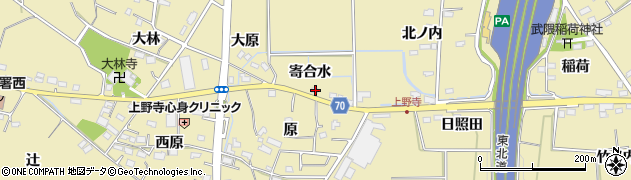 福島県福島市上野寺寄合水21周辺の地図