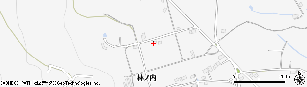 福島県福島市在庭坂（後林）周辺の地図
