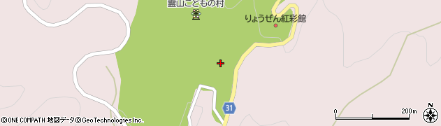 霊山こどもの村キャンプ場周辺の地図