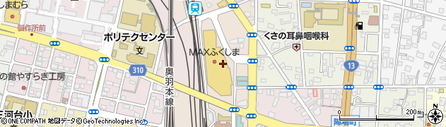 スーパーキクタＭＡＸ　福島店周辺の地図