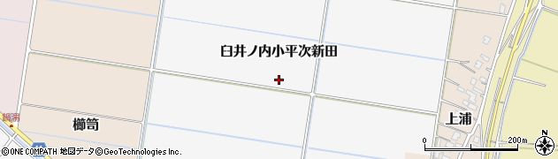 新潟県新潟市南区臼井ノ内小平次新田周辺の地図