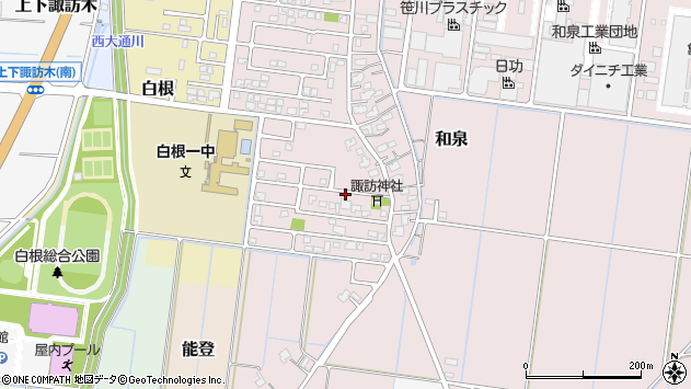 〒950-1471 新潟県新潟市南区和泉の地図