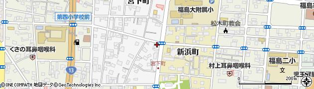 鹿島学園　福島駅前キャンパス周辺の地図