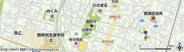 長厳寺周辺の地図
