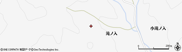 福島県福島市大波滝ノ入山周辺の地図
