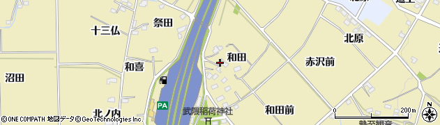 福島県福島市上野寺和田27周辺の地図