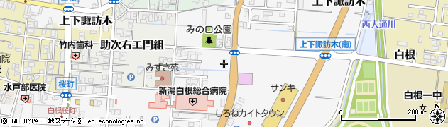 ファミリーマート白根文京町店周辺の地図