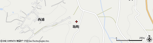 福島県福島市山口（坂町）周辺の地図