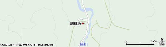 福島県相馬市山上（胡桃坂）周辺の地図