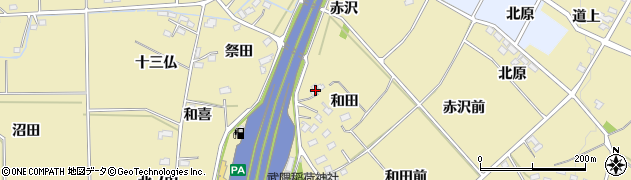 福島県福島市上野寺和田31周辺の地図