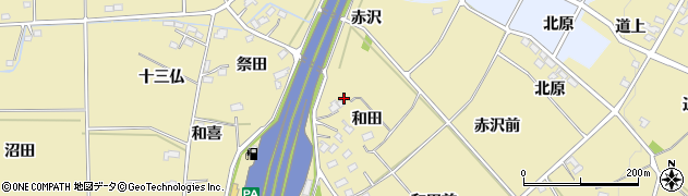 福島県福島市上野寺和田30周辺の地図