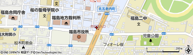 トヨタレンタリース福島福島店周辺の地図