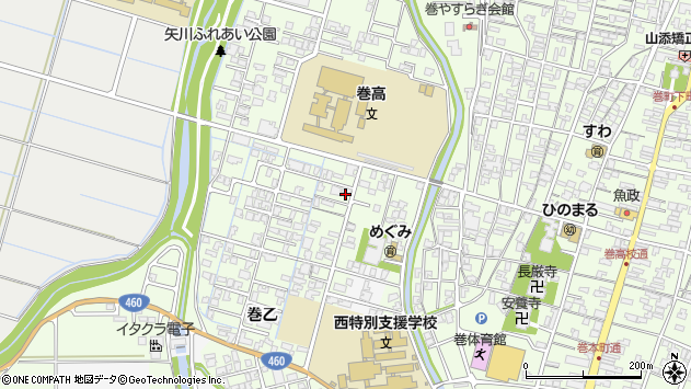〒953-0044 新潟県新潟市西蒲区巻乙の地図