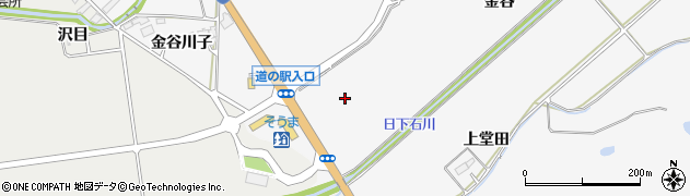 福島県相馬市日下石（金谷）周辺の地図
