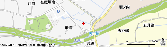 福島県福島市在庭坂石田内1周辺の地図