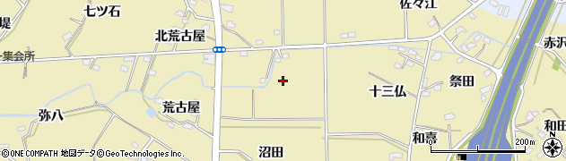 福島県福島市上野寺（梅田）周辺の地図