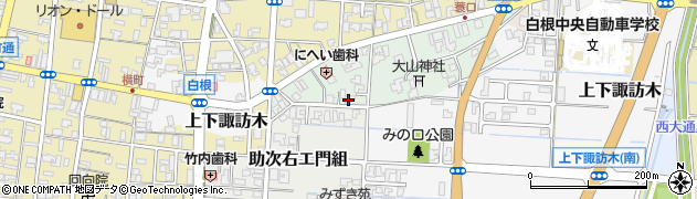 新潟県新潟市南区白根ノ内七軒640周辺の地図