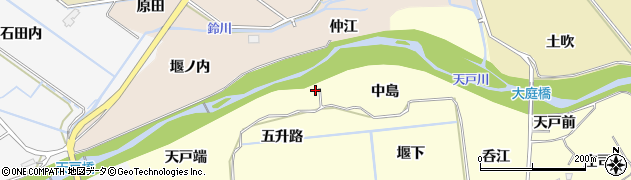 福島県福島市二子塚五升路10周辺の地図