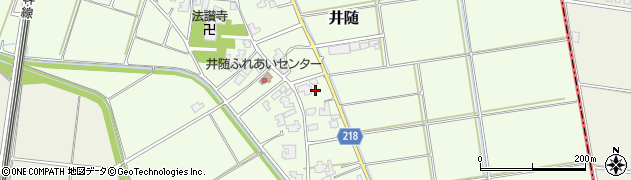 新潟県新潟市西蒲区井随1855周辺の地図