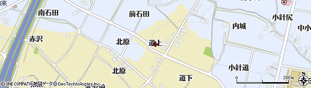 福島県福島市上野寺（道上）周辺の地図