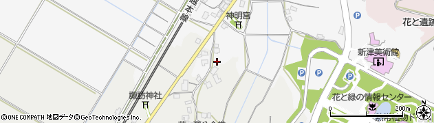 新潟県新潟市秋葉区蒲ケ沢533周辺の地図