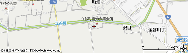 福島県相馬市立谷立谷周辺の地図