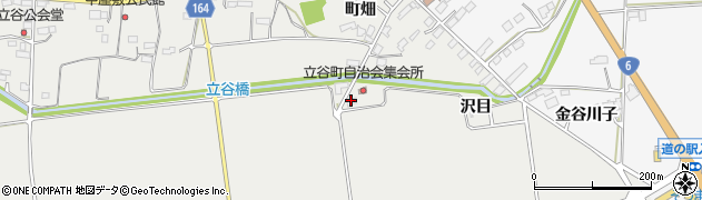 福島県相馬市立谷（立谷）周辺の地図